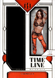 2024 Carmella Relic Panini National Treasures WWE Time Line Materials 18/99 #TM-CML Monday Night Raw