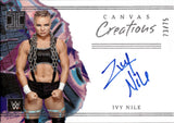 2023 Ivy Nile Auto Autograph Panini Impeccable WWE Canvas Creation 73/75 #CC-IVN NXT
