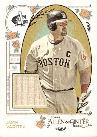 2024 Jason Varitek Topps Allen & Ginter BAT RELIC #AGR-JVA Boston Red Sox