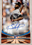 2018 Sandy Alcantara Topps Big League ROOKIE REPUBLIC AUTO AUTOGRAPH RC #RR-SA Miami Marlins