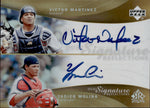 2005 Yadier Molina Victor Martinez Upper Deck Reflections DUAL AUTO AUTOGRAPH #VMYM Cardinals Indians
