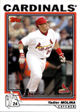 2004 Yadier Molina Topps ROOKIE RC #324 St. Louis Cardinals 1