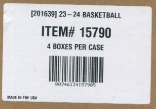 2023-24 Panini National Treasures Basketball Hobby, 4 Box Case