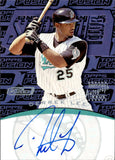 2001 Derrek Lee Topps Fusion AUTO AUTOGRAPH #FA6 Florida Marlins