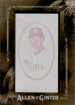 2017 Felix Hernandez Topps Allen & Ginter MAGENTA PRINTING PLATE 1/1 #208 Seattle Mariners