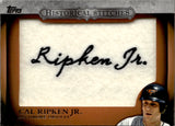 2012 Cal Ripken Jr. Topps Series 1 HISTORICAL STITCHES PATCH Baltimore Orioles #HS-CR