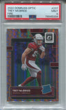 2022 Trey McBride Donruss Optic FIRE RATED ROOKIE RC PSA 9 #237 Arizona Cardinals 5334