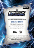 2026 Chelsea Green Topps Chrome WWE ORANGE REFRACTOR BLUE BRAND AUTO 12/25 AUTOGRAPH #BBA-CHE Friday Night Smackdown