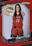 2025 Sonia Citron Panini Prizm WNBA RED PRIZM ROOKIE VARIATION 016/299 RC #148 Washington Mystics