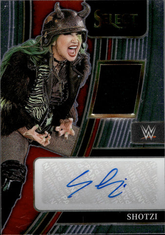 2022 Shotzi Panini Select WWE SHIRT AUTO 083/199 AUTOGRAPH RELIC #AM-SHZ Friday Night Smackdown