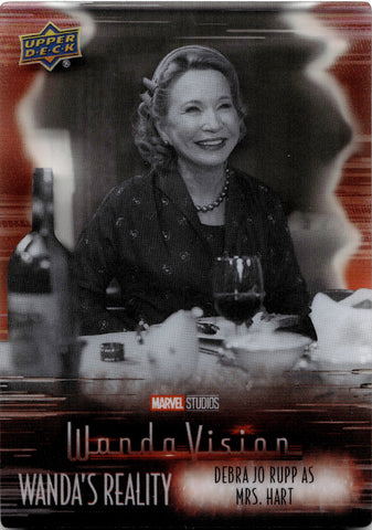 2022 Debra Jo Rupp as Mrs. Hart Marvel Studios' WandaVision WANDA'S REALITY PLEXI CARD #P-2