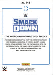 2024 "The American Nightmare" Cody Rhodes Panini Photogenic 28/99 #148 Friday Night Smackdown