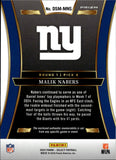 2024 Malik Nabers Panini Select DRAFT SELECTIONS PRIZM RED ROOKIE JERSEY New York Giants #DSM-MNS