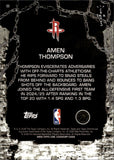 2025-26 Amen Thompson Topps Chrome Cactus Jack GREEN REFRACTOR 48/99 #55 Houston Rockets