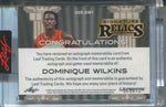 2024 Dominique Wilkins Leaf Ultimate Sports SIGNATURE RELICS 5 PIECE SHOE AUTO 25/25 AUTOGRAPH RELIC #USR-DW1 Atlanta Hawks HOF