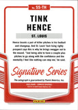 2024 Tink Hence Panini Donruss SIGNATURE SERIES RED AUTO 61/99 St. Louis Cardinals #SS-TH