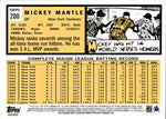 2011 Mickey Mantle Topps FACTORY SET CHROME 1963 REPRINT #200 New York Yankees HOF