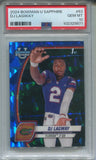 2024 DJ Lagway Bowman University Chrome 1ST BOWMAN SAPPHIRE EDITION PSA 10 #63 Florida Gators 9871