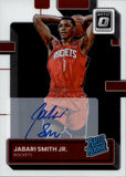 2022-23 Jabari Smith Jr. Donruss Optic RATED ROOKIE AUTO AUTOGRAPH RC #240 Houston Rockets