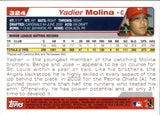 2004 Yadier Molina Topps ROOKIE RC #324 St. Louis Cardinals 1