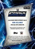 2026 Ron Killings Topps Chrome WWE BLUE BRAND GREEN REFRACTOR AUTO 45/99 AUTOGRAPH #BBA-RON Friday Night Smackdown