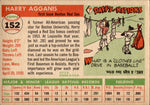 1955 Harry Agganis Topps ROOKIE RC #152 Boston Red Sox BV $120