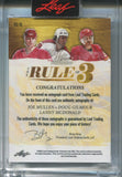 2022 Joe Mullin Doug Gilmour Lanny McDonald Leaf Art of Hockey THE RULE OF 3 TRIPLE AUTO 3/3 AUTOGRAPH #R3-16 Calgary Flames