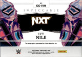 2023 Ivy Nile Auto Autograph Panini Impeccable WWE Canvas Creation 73/75 #CC-IVN NXT