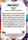 2020 Rhea Ripley Topps Chrome XFRACTOR ROOKIE RC #97 NXT