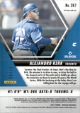 2021 Alejandro Kirk Panini Mosaic BLUE FLUORESCENT SP ROOKIE 03/15 RC #267 Toronto Blue Jays