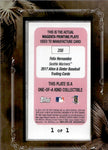 2017 Felix Hernandez Topps Allen & Ginter MAGENTA PRINTING PLATE 1/1 #208 Seattle Mariners