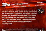 2017 Bryce Harper Topps Update BLACK 52/66 #US141 Washington Nationals