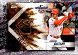 2021 Shohei Ohtani Topps THROUGH THE YEARS FACSIMILE REPRINTS #TTY-22 Anaheim Angels 2