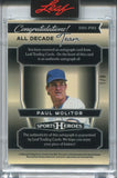 2025 Paul Molitor Leaf Sports Heroes ALL DECADE TEAM GREEN ICE AUTO 1/8 AUTOGRAPH #D80-PM1 Milwaukee Brewers