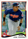 2014 Jose Ramirez Topps ROOKIE RC #424 Cleveland Indians