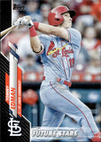 2020 Tommy Edman Topps SERIES ONE FUTURE STARS BLACK 12/69 #44 St. Louis Cardinals