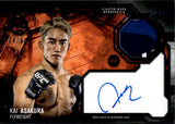 2025 Kai Asakura Topps Knockout UFC BLUE FOIL SHIRT AUTO 04/50 AUTOGRAPH RELIC #KAR-KA Flyweight