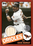 2020 Eddie Murray Topps Series 1 RED 1989 DESIGN BAT 15/25 RELIC #85R-EM Baltimore Orioles HOF
