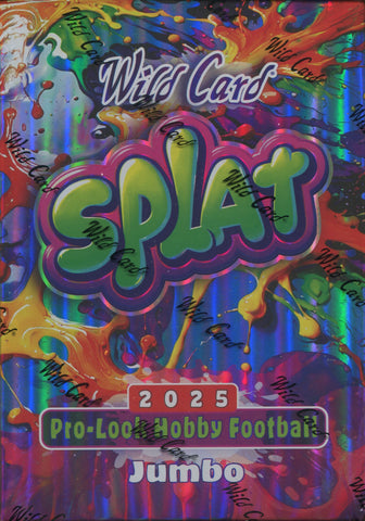 2025 Wild Card Splat Football Jumbo, Box