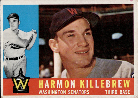 1960 Harmon Killebrew Washington Senators #210 BV$100