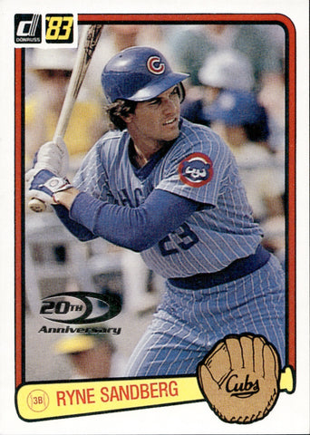 Ryne Sandberg Chicago Cubs Vintage Russell Athletic Diamond -  Denmark