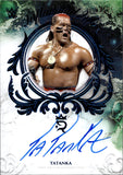 2026 Tatanka Topps Royalty WWE BLUE FOIL INFLUENTIAL INK AUTO 03/25 AUTOGRAPH #INF-TAT WWE Legend
