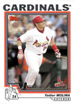 2004 Yadier Molina Topps ROOKIE RC #324 St. Louis Cardinals 1