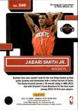 2022-23 Jabari Smith Jr. Donruss Optic RATED ROOKIE AUTO AUTOGRAPH RC #240 Houston Rockets
