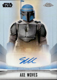 2022 Topps Chrome The Mandalorian Autograph Simon Kassianides as Axe Woves #A-SK AUTO