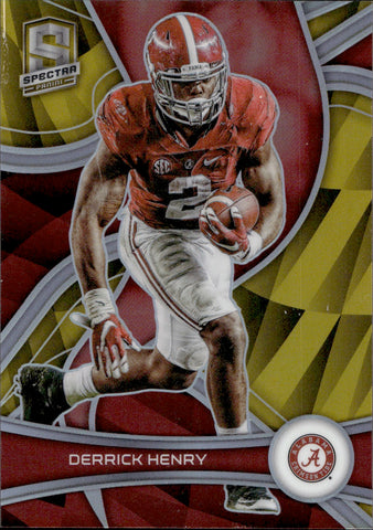 2023 Derrick Henry Panini Chronicles Draft Picks Spectra GOLD 10/10 #64 Tennessee Titans