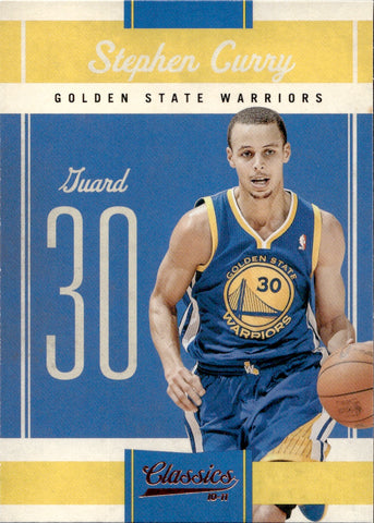 2010-11 Stephen Curry Panini Classics #27 Golden State Warriors