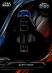 2024 Darth Vader Topps Chrome Black BLUE RED LAVA REFRACTOR 82/99 #54