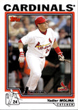 2004 Yadier Molina Topps ROOKIE RC #324 St. Louis Cardinals 2
