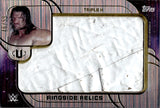 2025 Triple H Topps Universe WWE GREEN ELECTRIC RINGSIDE RELIC TABLE TAPE 46/99 RELIC #RSR-TRH WWE HOF